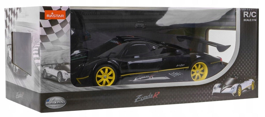 Masina cu telecomanda pagani zonda r negru cu scara 1 la 14