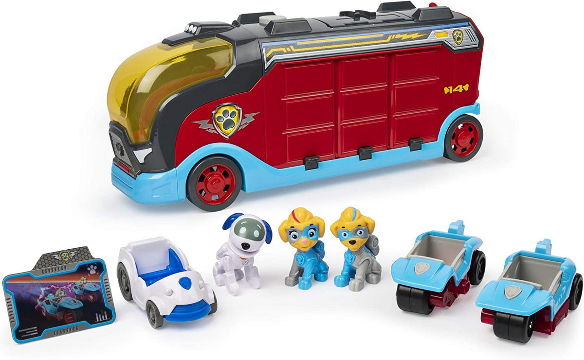 Patrula catelusilor mega camionul cu catelusi gemeni si masinute