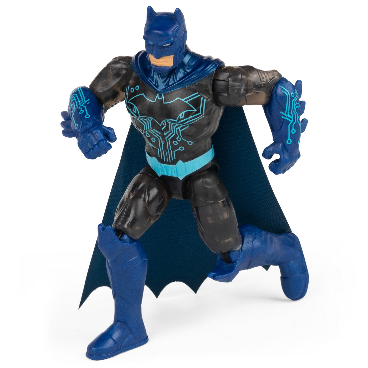 Figurina batman bat-tech articulata 10cm cu 3 accesorii surpriza