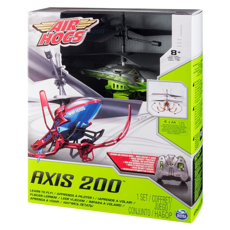 Airhogs elicopter rc axis 200 argintiu