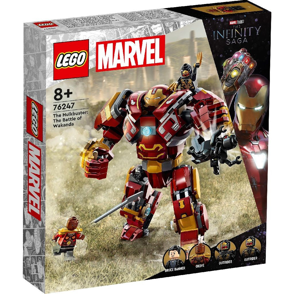 Lego super heroes hulkbuster batalia din wakanda 76247