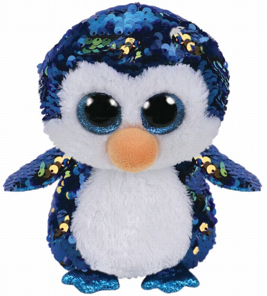 Plus ty 24cm boos pinguinul payton cu paiete