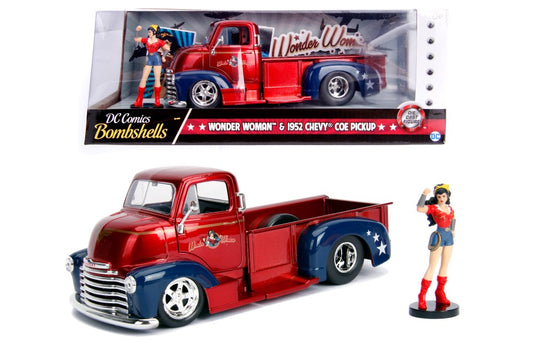 Dc bombshells 1952 chevy coe wonder woman scara 1 la 24