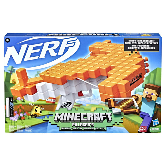 Nerf blaster minecraft pillagers crossbow