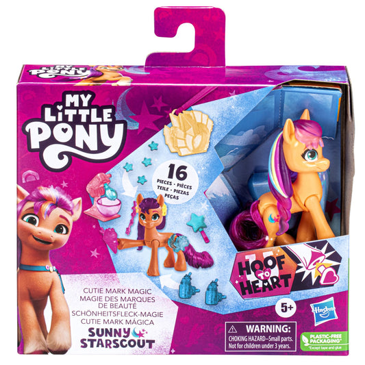 My little pony cutie mark magic figurina sunny starscout 7.5cm