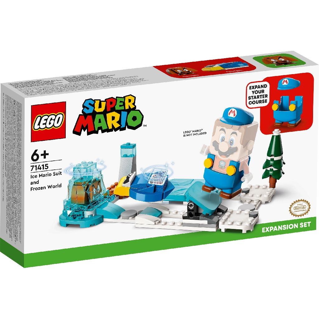 Lego super mario set de extindere costum mario crio si lumea de gheata 71415