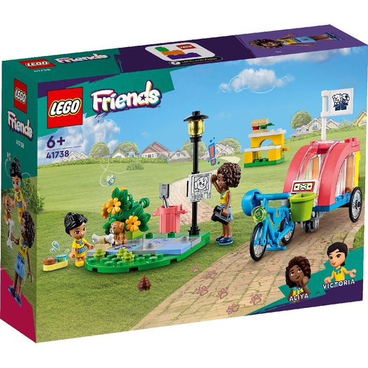 Lego friends bicicleta pentru salvarea cainilor 41738