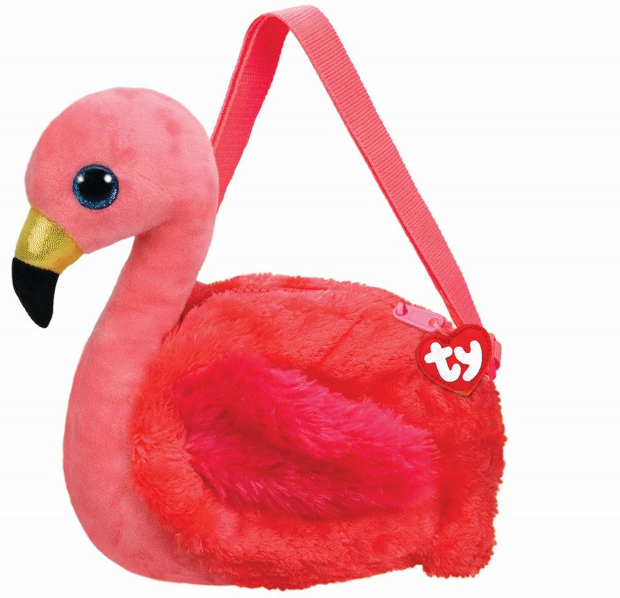 Gentuta de umar din plus ty 15cm flamingo gilda