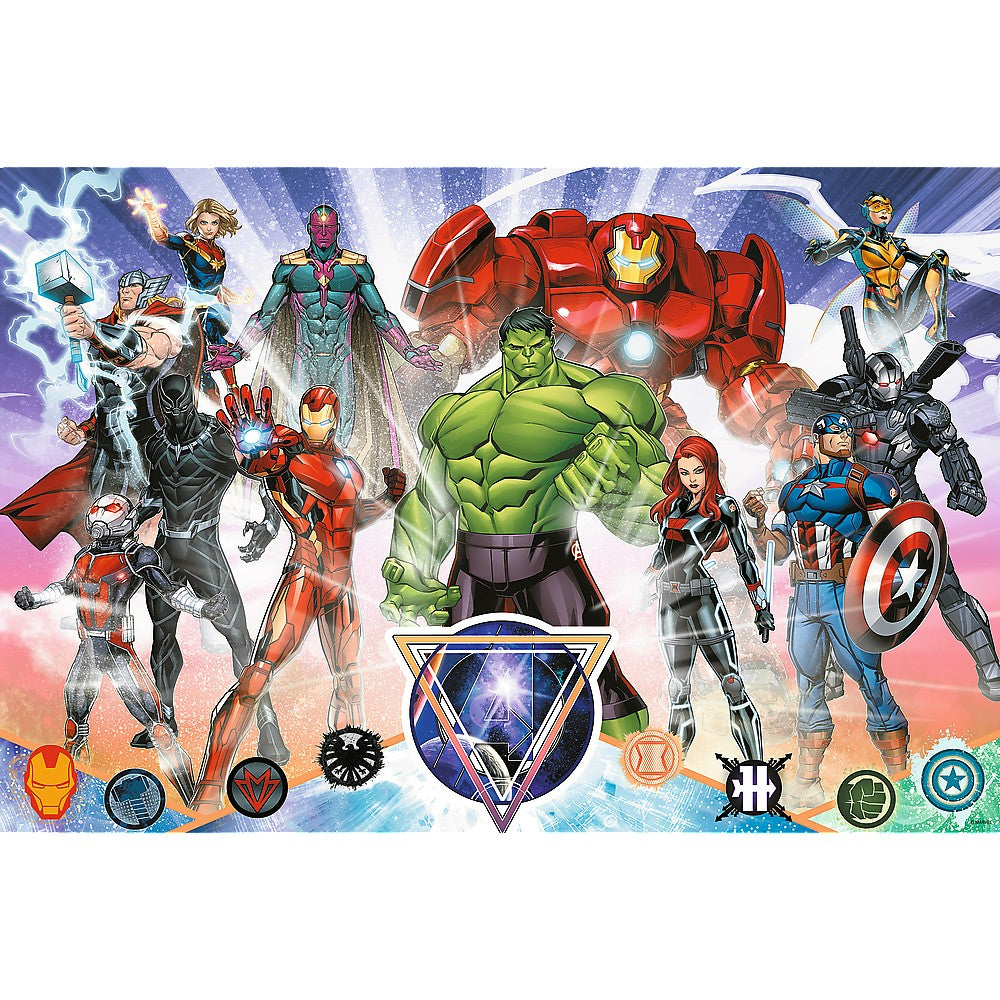 Puzzle trefl primo super shape xxl 160 avengers razbonicii curajosi