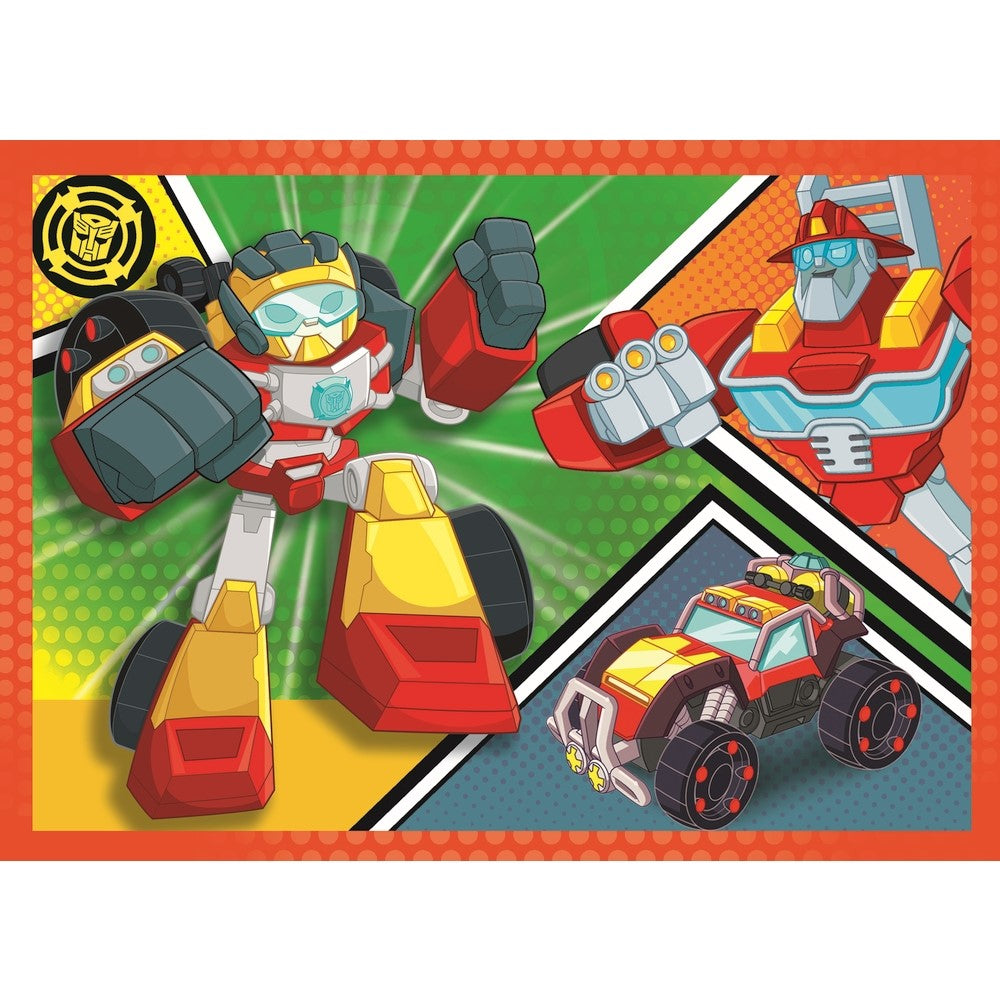 Puzzle trefl 4in1 academia transformers