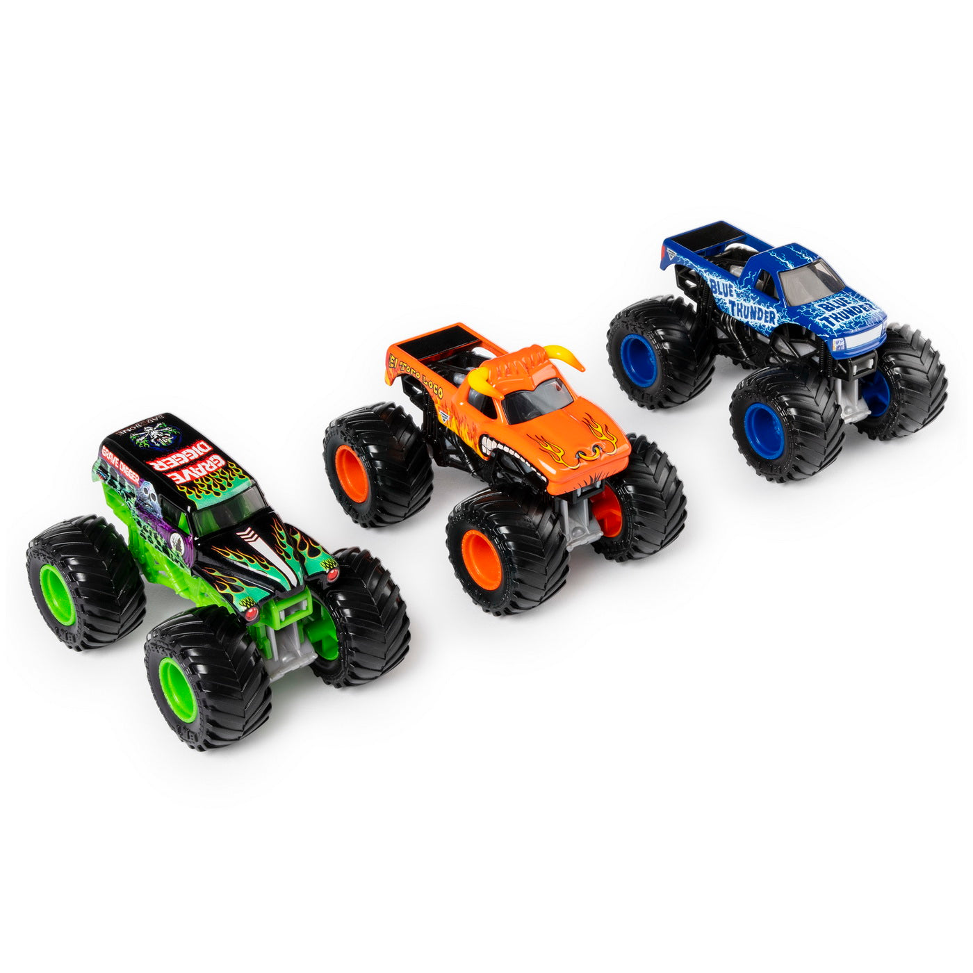 Monster jam set 3 masinute scara 1:64