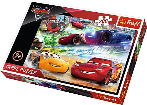 Puzzle trefl 200 pe drumul victoriei cars3