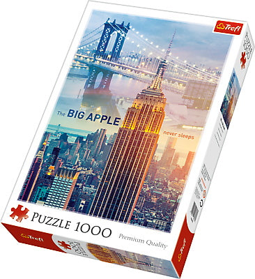 Puzzle trefl 1000 zori de zi la new york