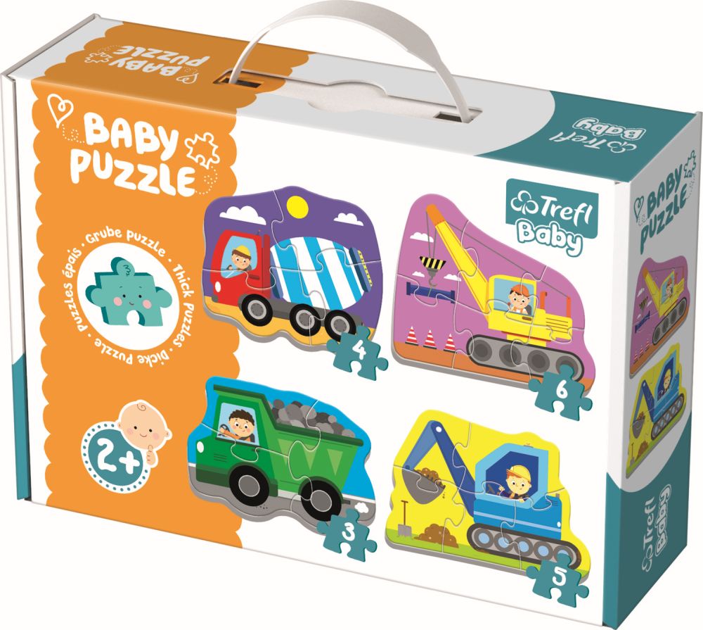 Puzzle trefl baby clasic utilaje la treaba 18 piese