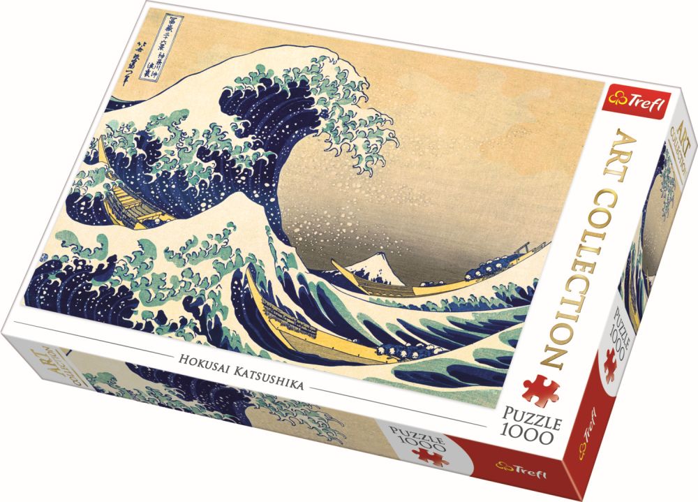 Puzzle trefl 1000 marele val de la kanagawa