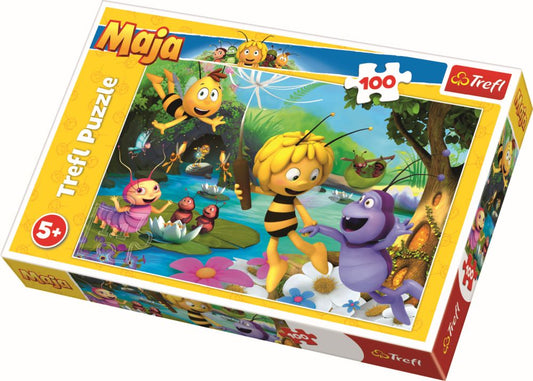 Puzzle trefl 100 albinuta maya si prietenii