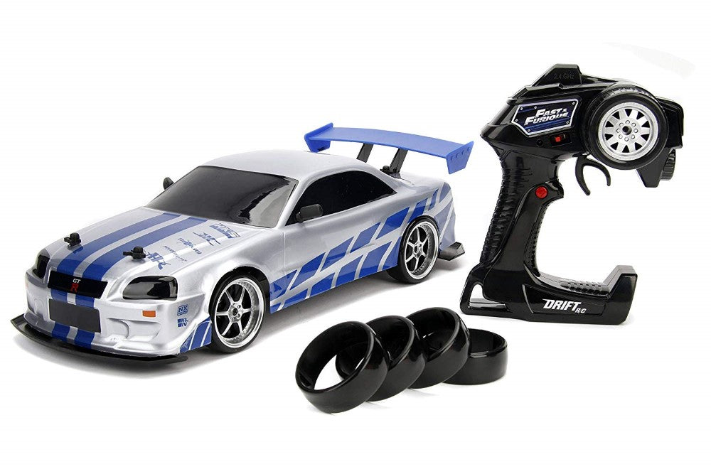 Fast and furious rc drift nissan skyline gtr 40cm