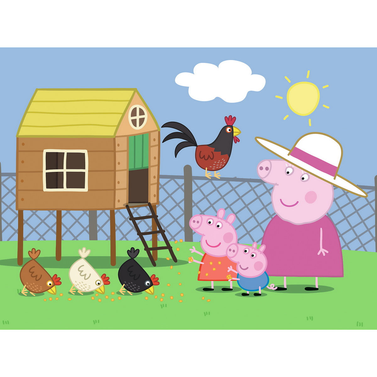 Puzzle trefl 30 peppa pig la ferma