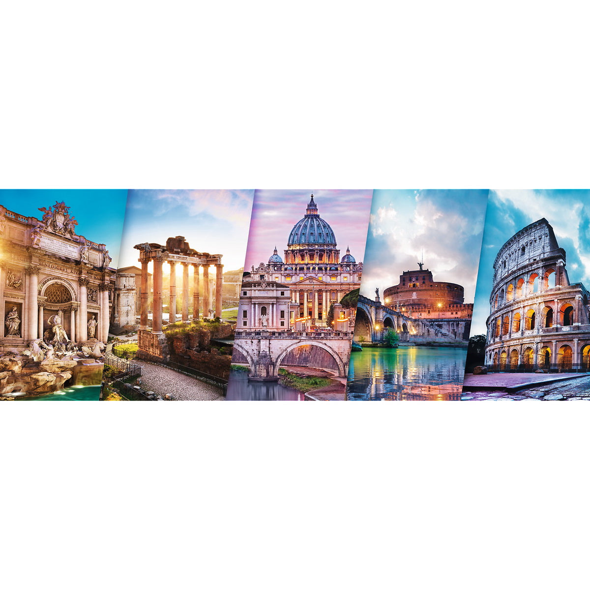 Puzzle trefl 500 panorama calatorind in italia