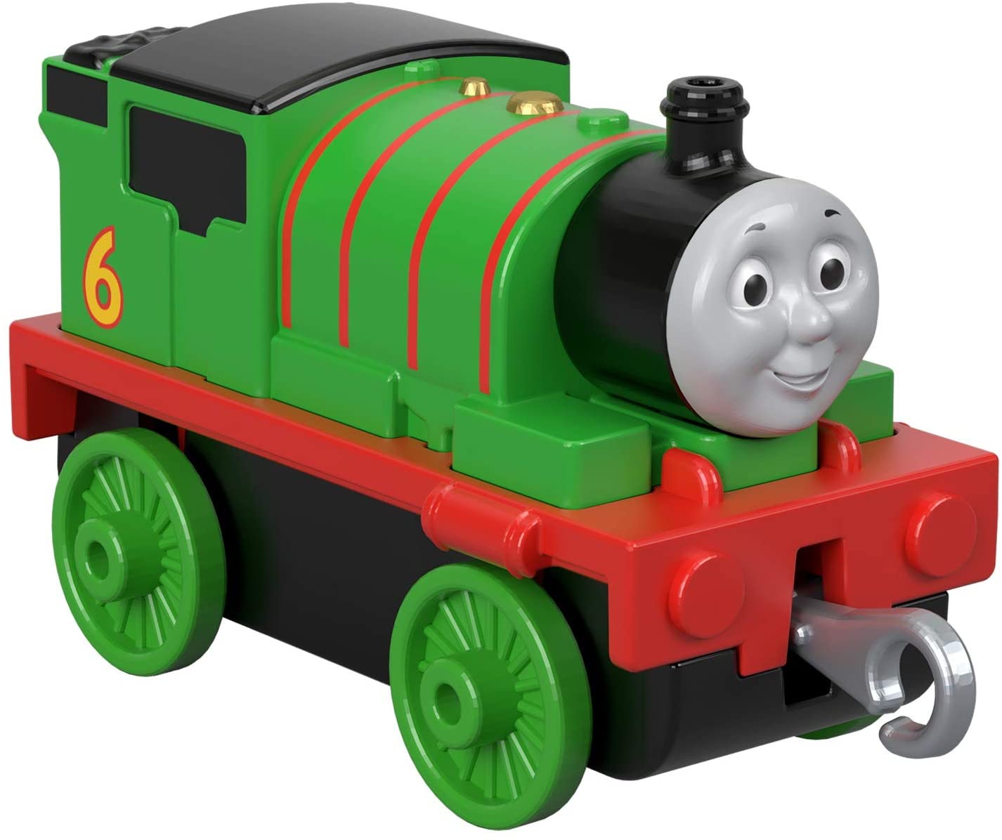 Locomotiva percy push along cu pete colorate