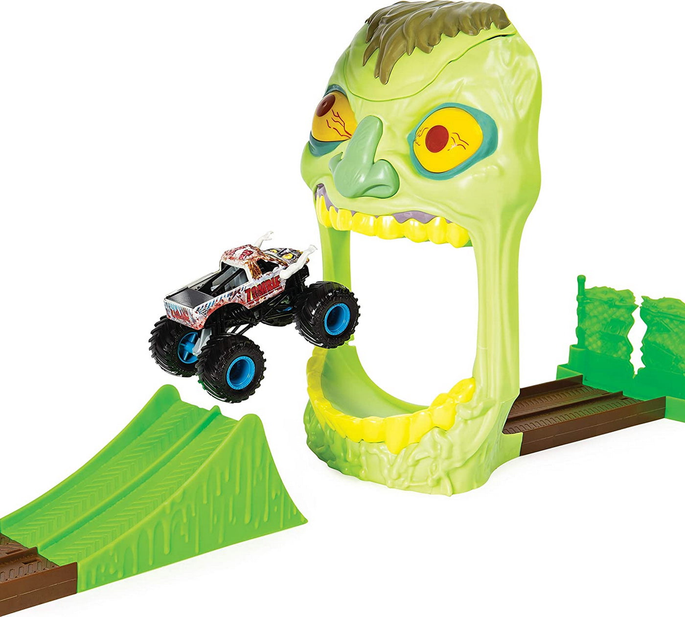 Monster jam set cascadorii doboara-l pe zombie