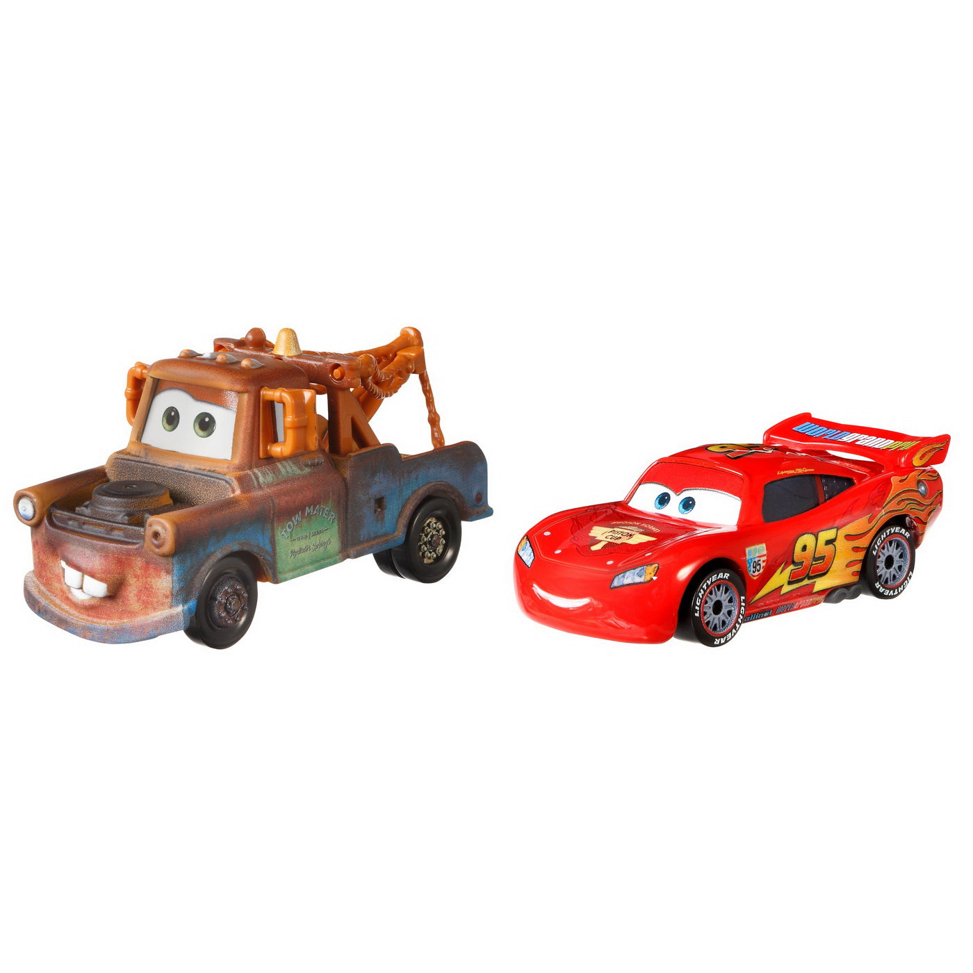 Cars3 set 2 masinute metalice fulger mcqueen si bucsa