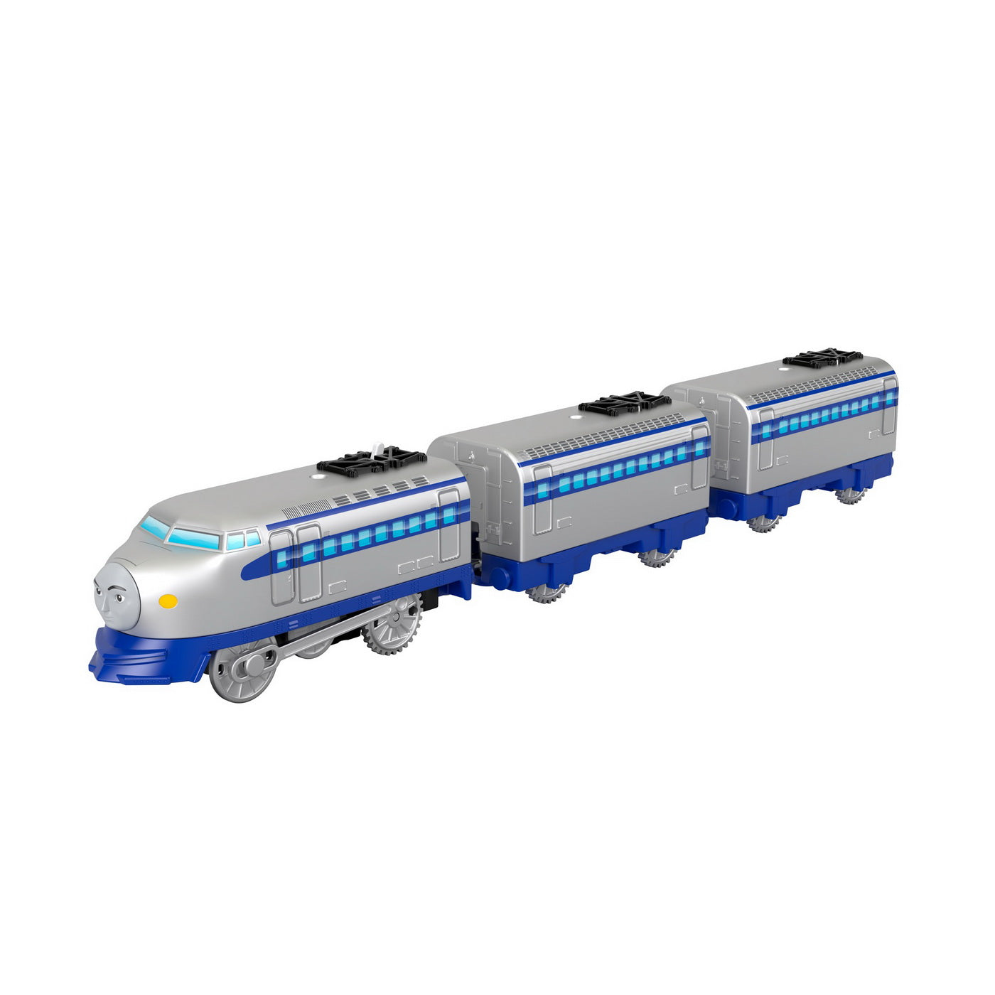 Thomas locomotiva  motorizata kenji cu 2 vagoane si accesorii