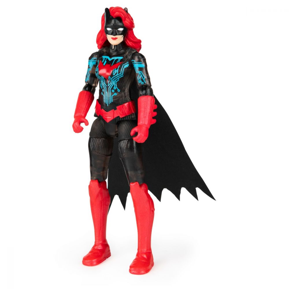 Figurina batwoman 15cm articulata si cu 3 accesorii surpriza