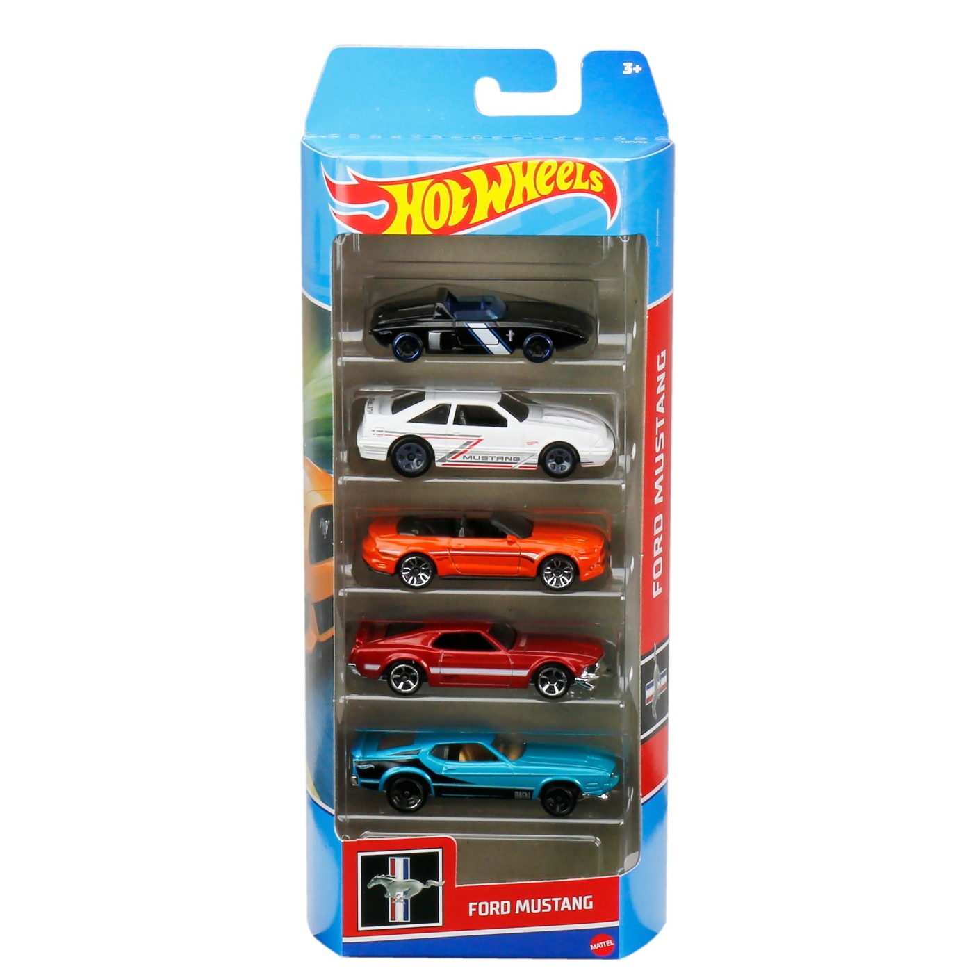 Set 5 masini hot wheels ford mustang