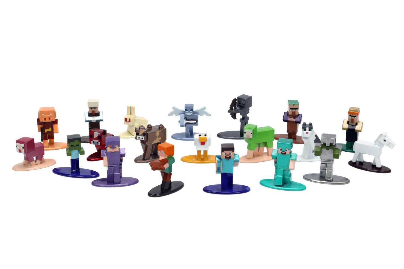 Minecraft set 20 de figurine din metal 4cm