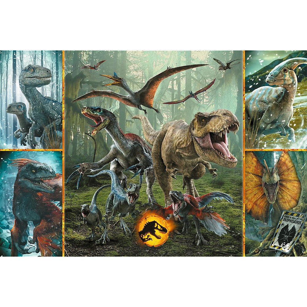 Puzzle trefl primo super shape xxl 160 jurassic world dinozauri neobisnuiti