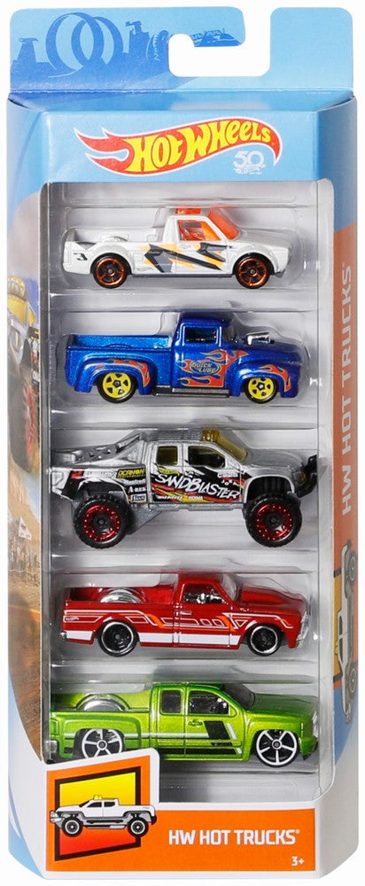 Set 5 masini hot wheels hot trucks