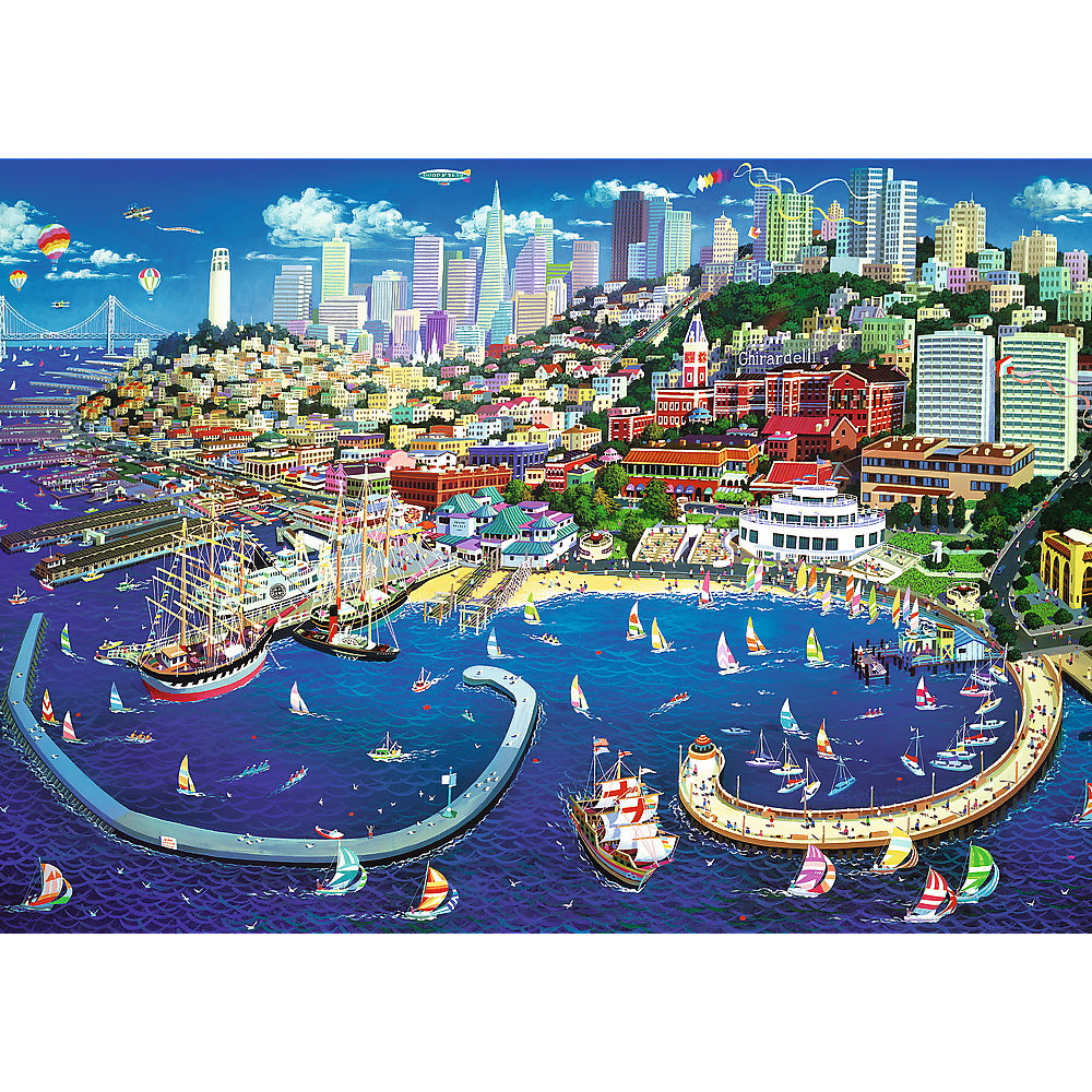 Puzzle trefl 2000 golful san francisco