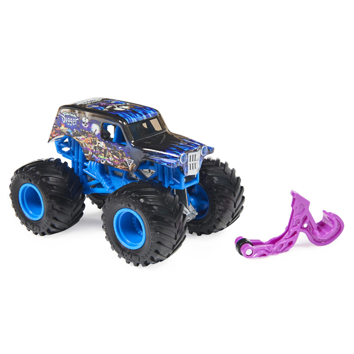 Monster jam masinuta metalica son-uva digger scara 1 la 64