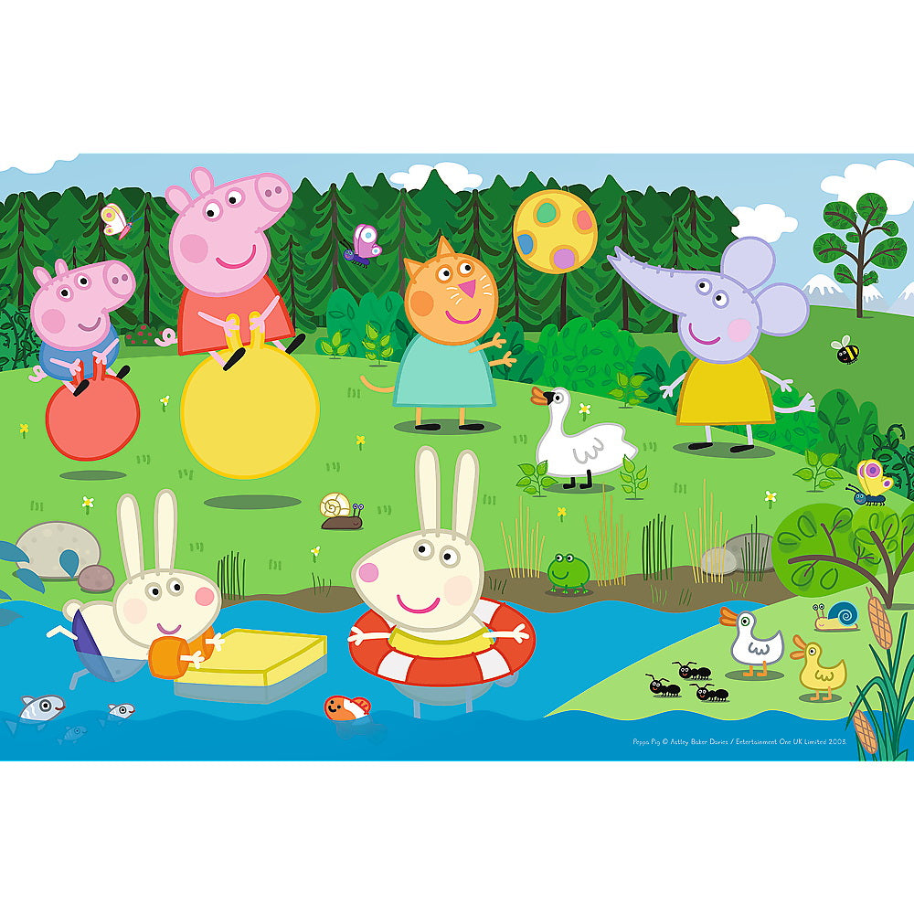 Puzzle trefl 60 peppa pig distractie in vacanta