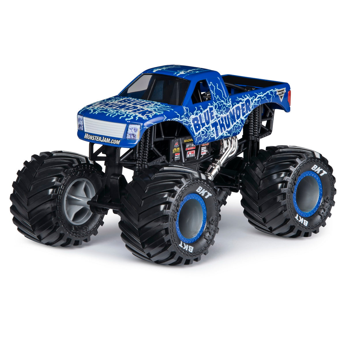 Monster jam macheta metalica scara 1 la 24 blue thunder