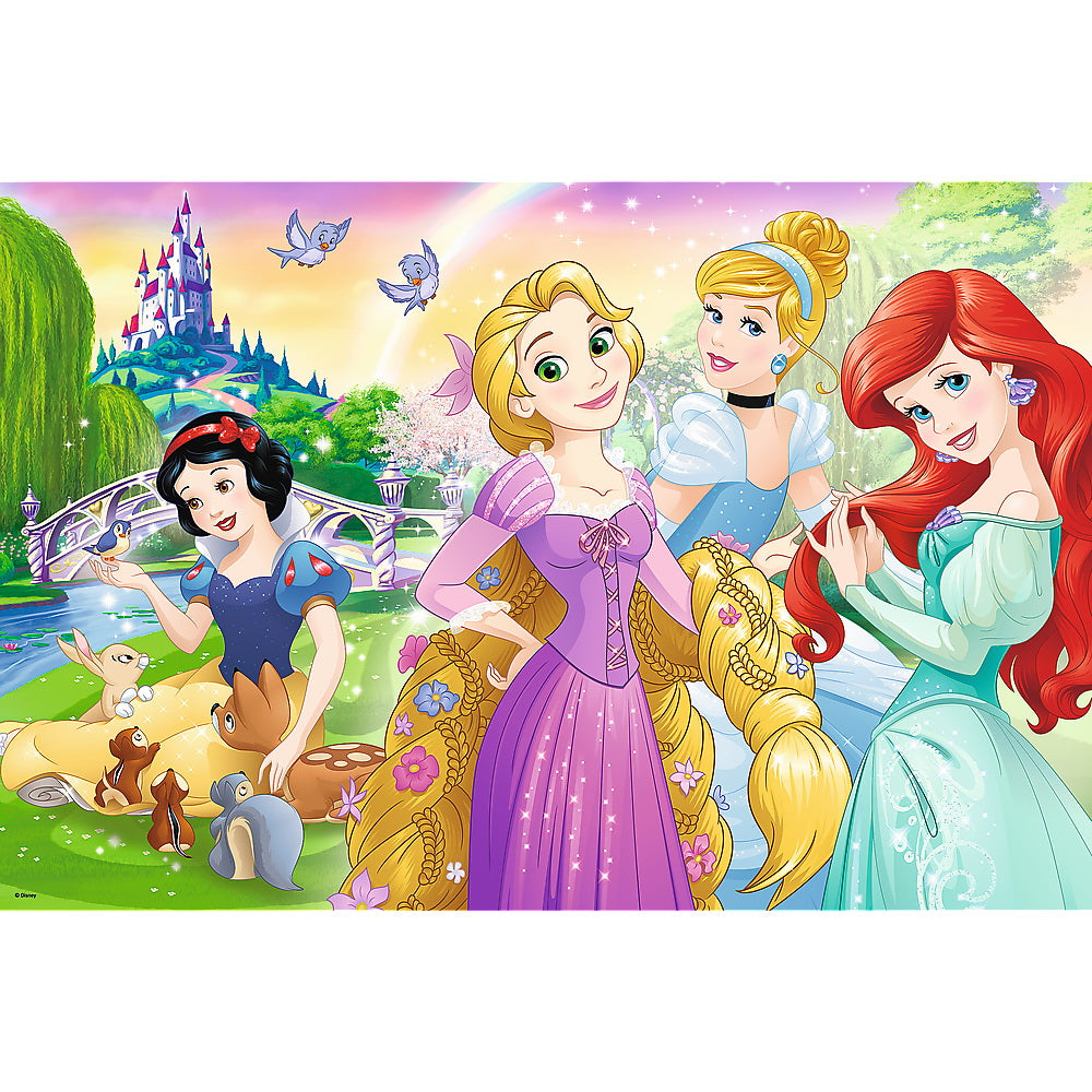 Puzzle trefl 100 printesele disney in gradina fermecata