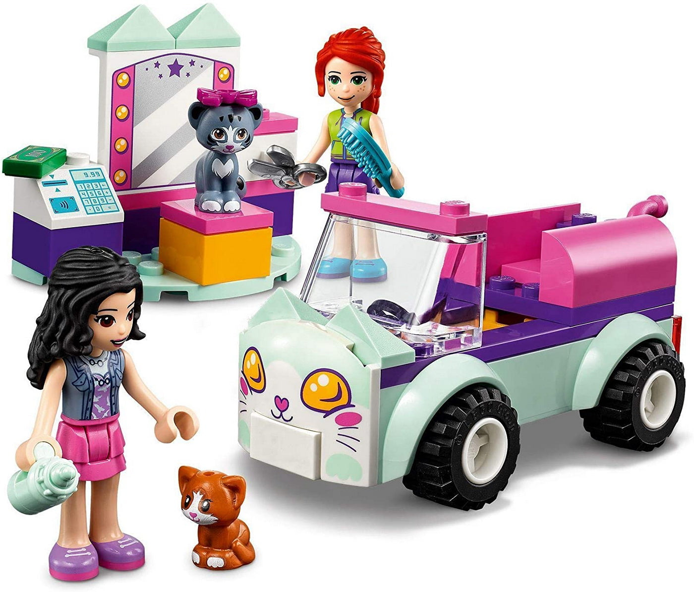 Lego friends masina pentru ingrijirea pisicilor 41439