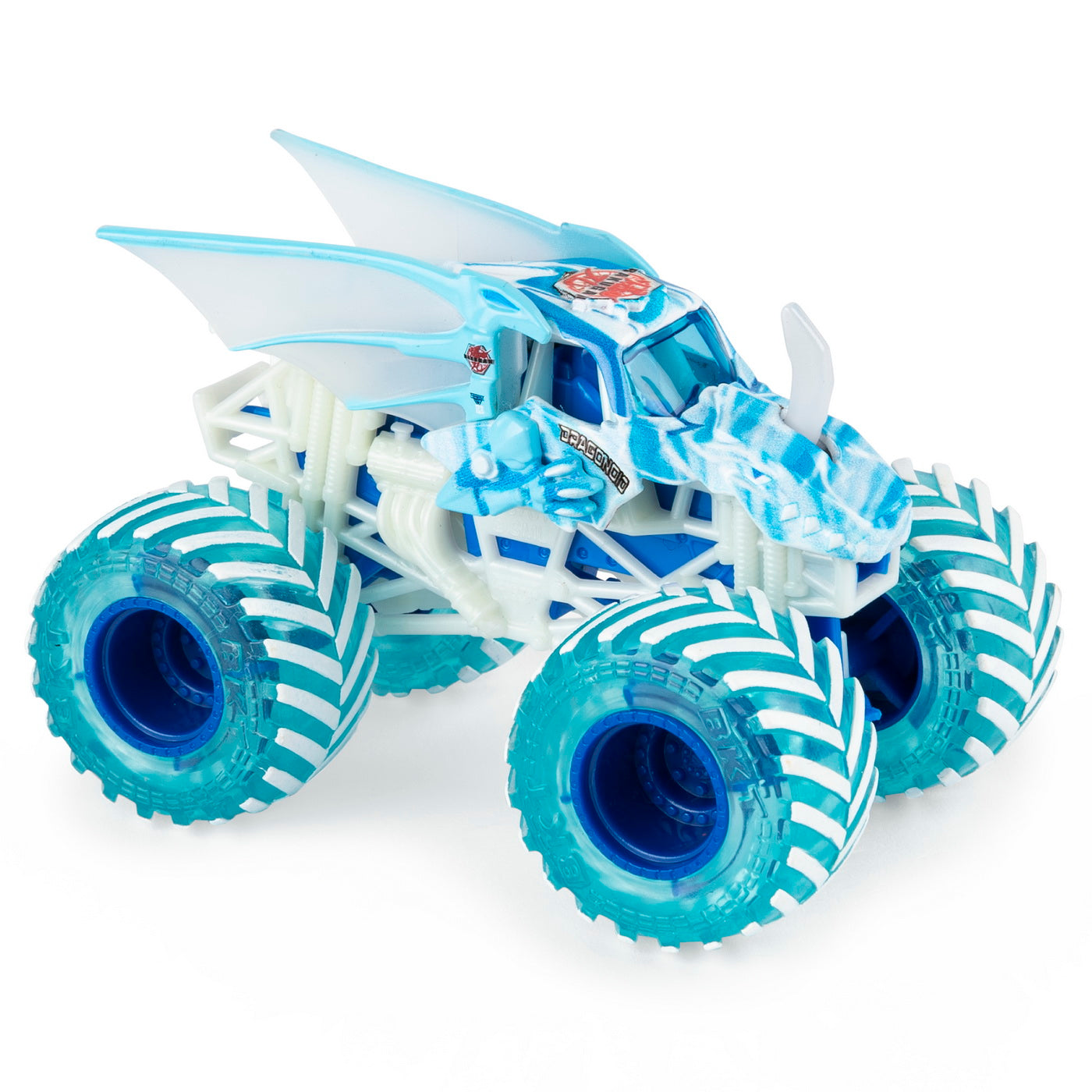 Monster jam masinuta metalica fire and ice bakugan dragonoid