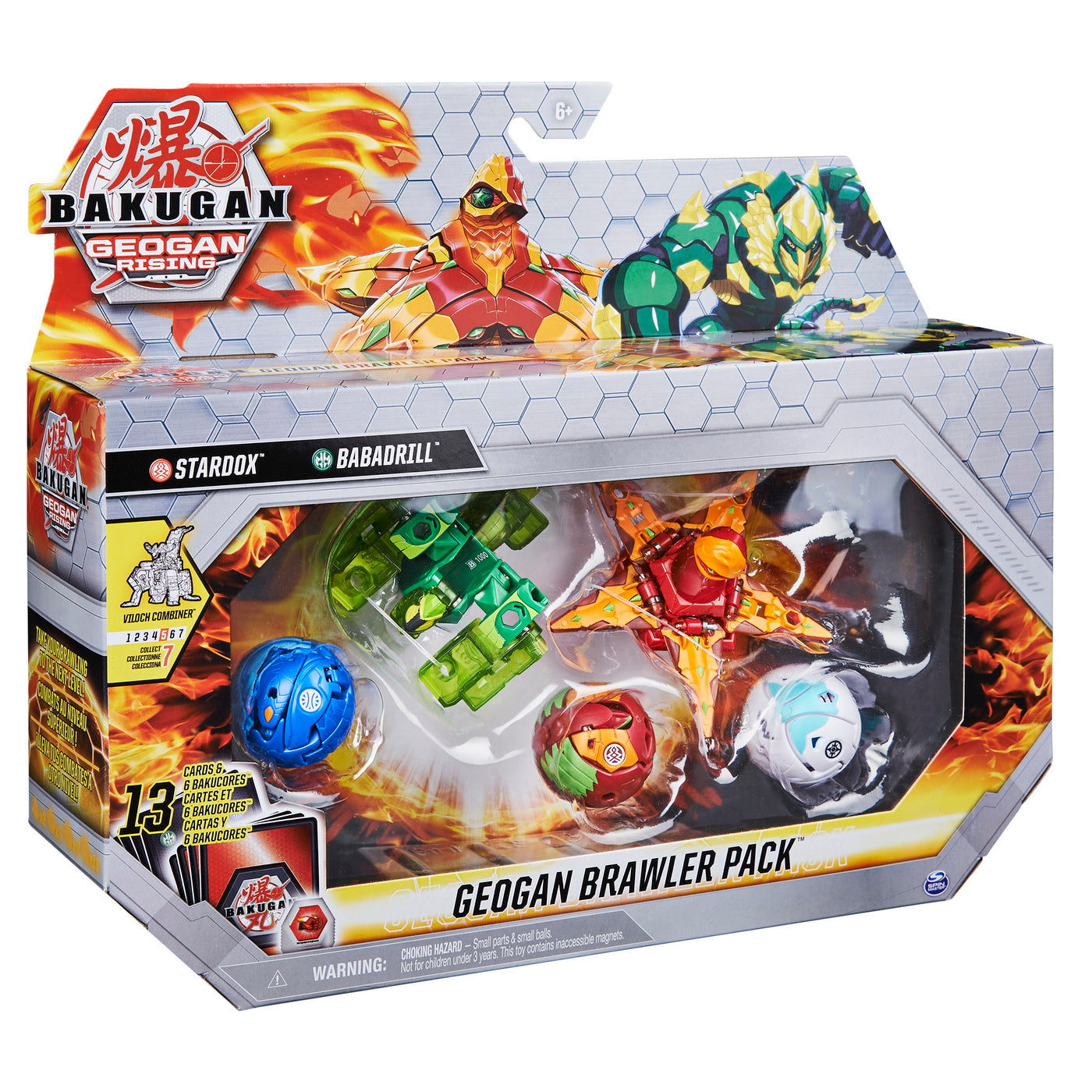 Bakugan s3 set geogan brawler stardox si babadrill