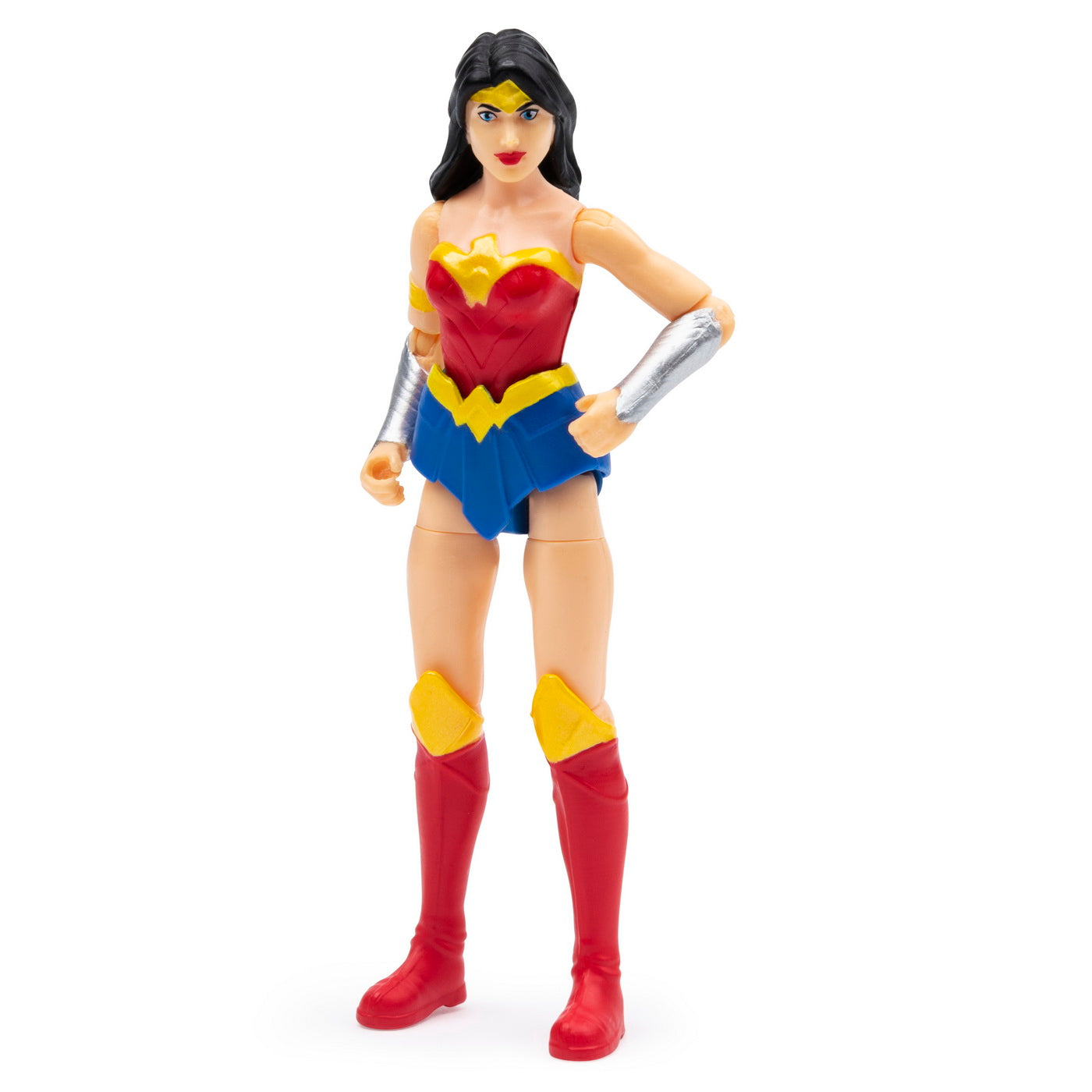 Figurina wonder woman 10cm flexibila si cu accesorii