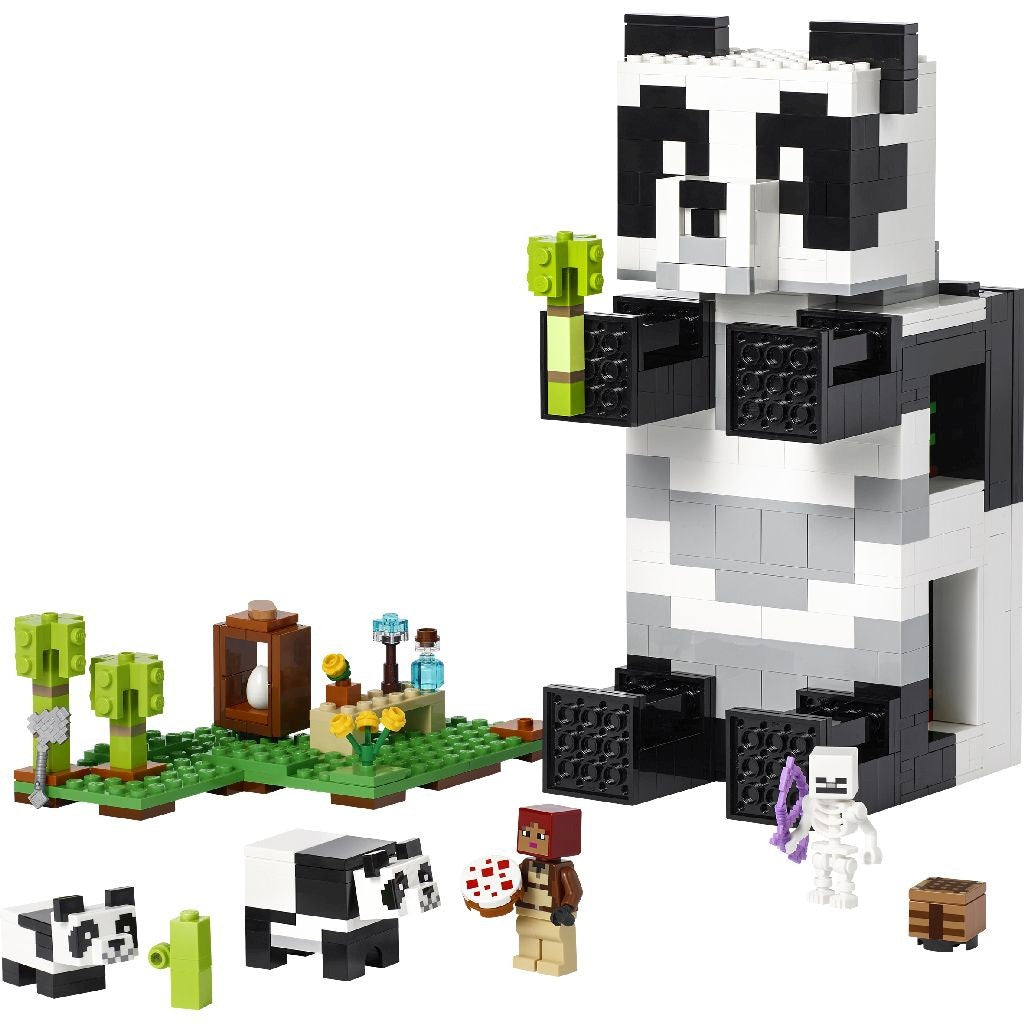 Lego minecraft refugiul ursilor panda 21245