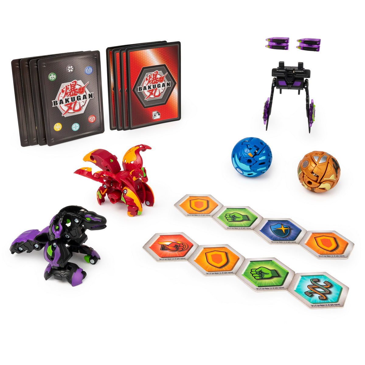 Bakugan s2 set de lupta ultra  pegatrix si trox cu baku-gear