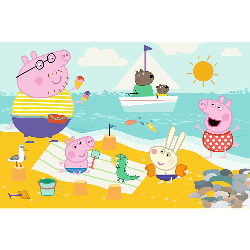 Puzzle trefl primo  24 super maxi disney peppa pig