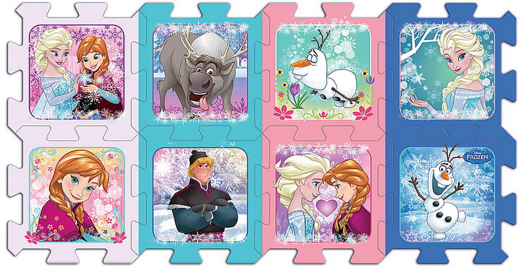 Puzzle trefl din spuma frozen