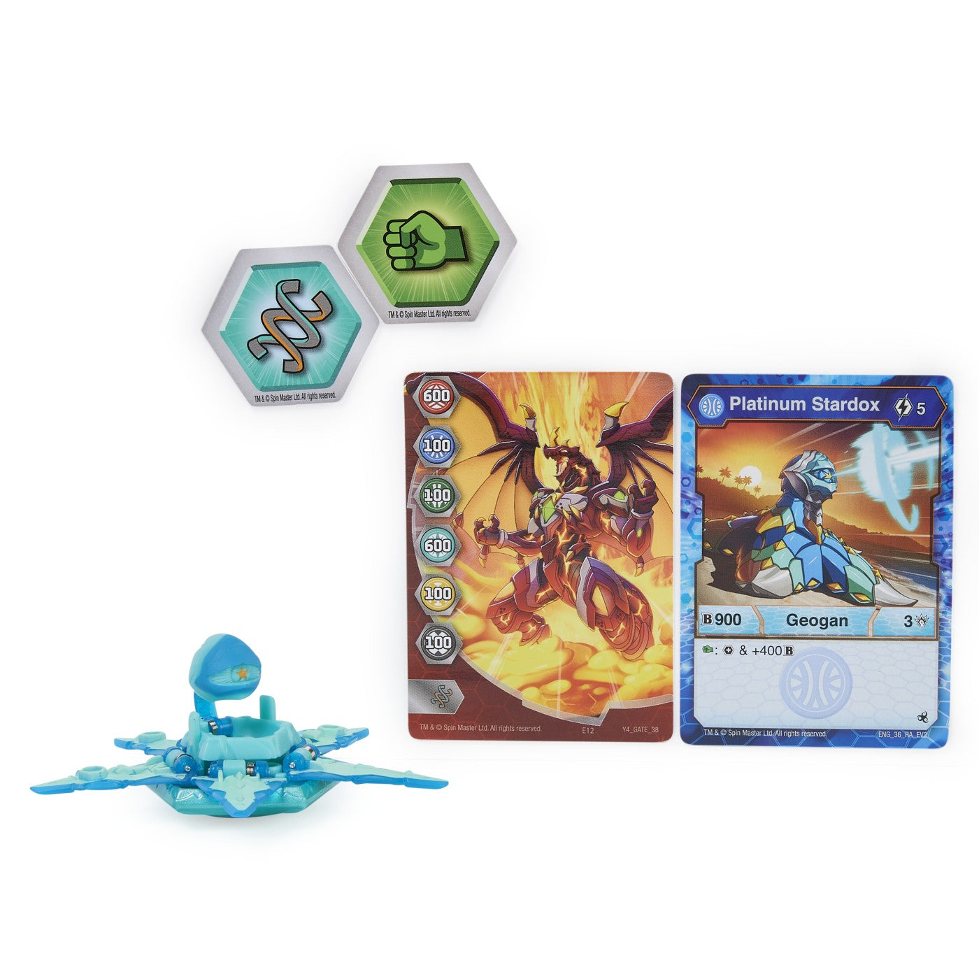 Bakugan s4 figurina metalica stardox