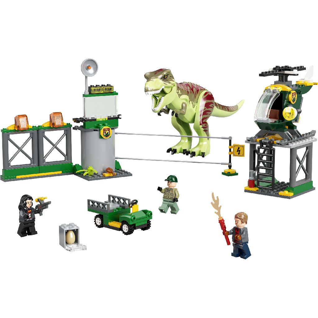 Lego jurassic world evadarea dinozaurului t rex 76944