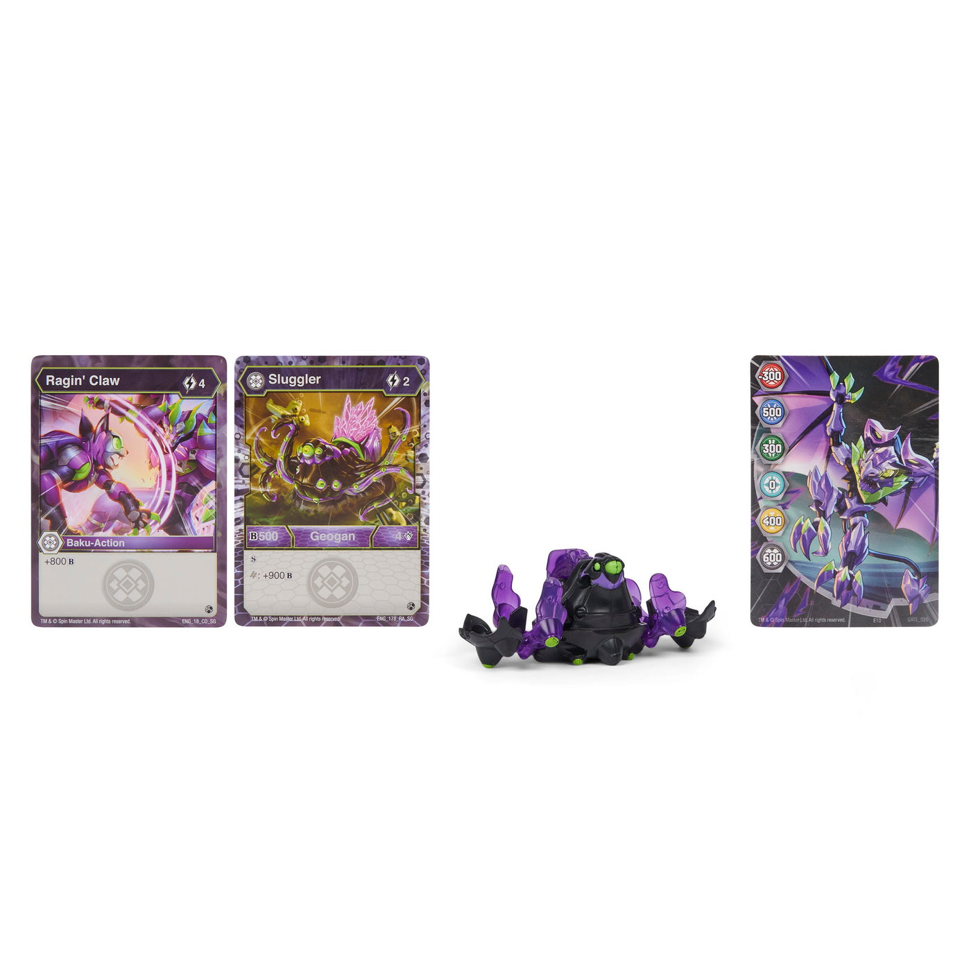 Bakugan s3 geogan sluggler black