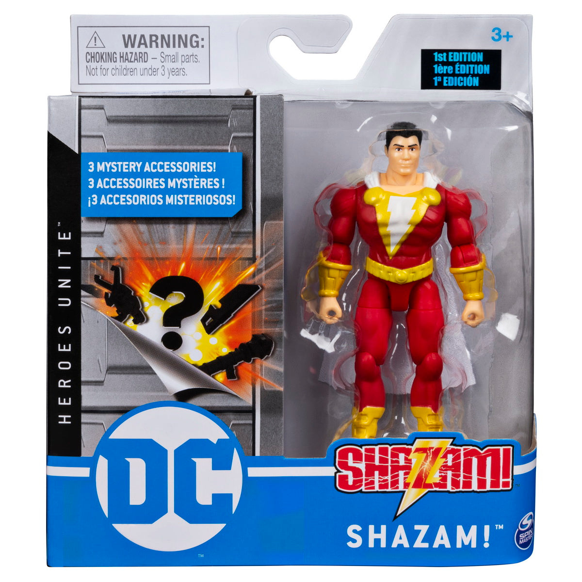 Figurina shazam flexibila 10cm si cu accesorii