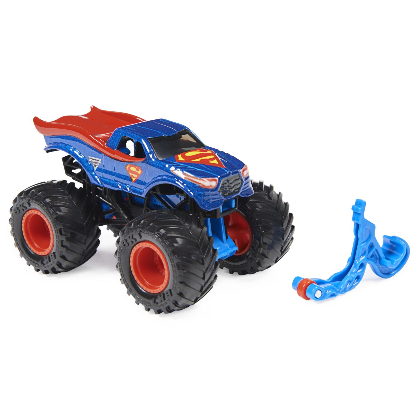 Monster jam masinuta metalica superman scara 1 la 64